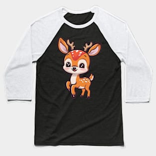 Baby Deer Cute Baseball T-Shirt